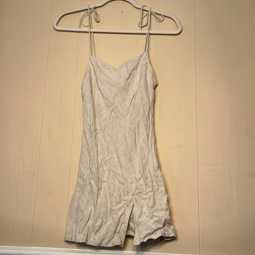 Princess Polly Dress Beige 2
